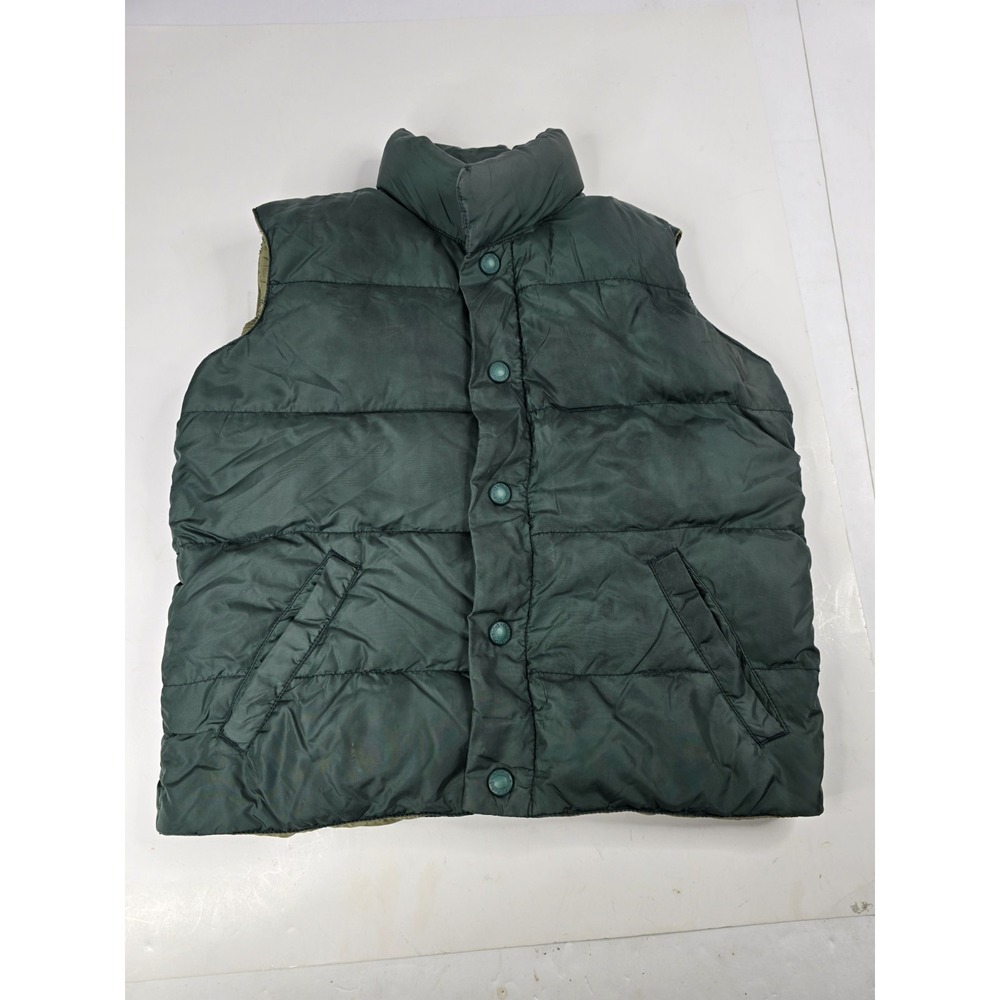Cabela's‎ Men Northern Goose Down Puffer Vest Green Size Small Reg Hunting Vest